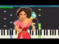 Elena of Avalor Theme Song - EASY Piano Tutorial