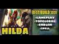 HILDA broken damage!! BEST BUILD 2021 | TOP GLOBAL GAMEPLAY ~Mobile Legends