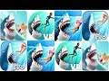 HUNGRY SHARK EVOLUTION vs WORLD vs HEROES vs VR!!!