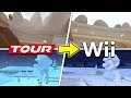 N64 Choco Mountain & Frappe Snowland | Mario Kart Wii Vs. Tour Comparison