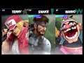 Super Smash Bros Ultimate Amiibo Fights   Terry Request #300 Terry vs Snake vs Wario