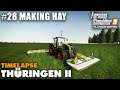 Thüringen II Timelapse #28 Mowing Grass & harvesting Corn, Farming Simulator 19 Platinum Edition