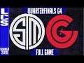 TSM vs CG Highlights Game 4 | LCS Summer 2019 Playoffs Quarterfinals | Team Solomid vs Clutch Gaming