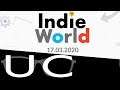 🔴 UC watcht Live: Indie World (Nintendo Switch Games) 17.03.2020