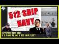 US Navy Plans for 512 Ships