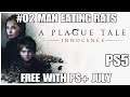 #02 Man eating rats, A Plague Tale Innocence, free with PS+ July, Playstation 5, gameplay