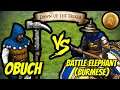 200 Elite Obuch vs 79 (Burmese) Elite Battle Elephants (Total Resources) | AoE II: DE