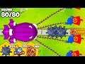 BEATING LEVEL 80 with NO TOWERS in BTD 6 Challenge! ...I'm broke.