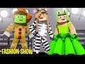 CRAZY little club FASHION SHOW CHALLENGE w/ Little Lizard and Tiny Turtle | Minecraft Little Kelly