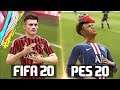 FIFA 20 vs PES 20 GOALS AND CELEBRATIONS