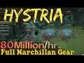 HYSTRIA 80 Million/hr FULL Narchillan Gear | Black Desert Online