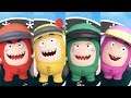 Oddbods Turbo Run - Racing Costumes Fuse, Bubbles, Zee and Newt