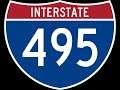 Traveling On Interstate 495 Capital Beltway And Interstate 95 North Toward Baltimore MD