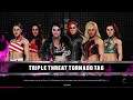 WWE 2K20 Paige,Molly VS Brooklyn,Nikki,Dana,Mickie 6-Diva Tornado Tag Elimination Match