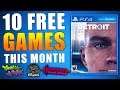 10 FREE GAMES This Month - New PS PLUS Games Update & More (Gaming & Playstation News)