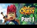 A Knight's Quest (2019) PS4 PRO Gameplay Walkthrough Part 1 (No Commentary)