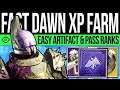 Destiny 2 | FAST Artifact & Season Ranks! NEW XP Farms, Vendor Update, Easy Solo XP (Season of Dawn)