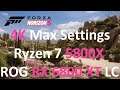 Forza Horizon 5 | 4K Max Settings | Ryzen 5800X, ROG RX 6800 XT LC @2580Mhz + SAM
