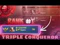 Let’s Try Triple Conqueror ⚡️| Asia No.1  | YouTube CY4NIDE | PUBGM LIVE RANK PUSHING