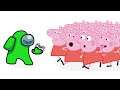 Mini Crewmate vs Peppa Pig Characters