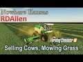 Selling Cows, Mowing Grass | E61 Nowhere Kansas | Farming Simulator 19