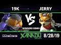 S@X 317 SSBM - I9K (Sheik) Vs. Jerry (Fox) Smash Melee Winners Semis