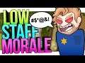 There is LOW STAFF MORALE in Prison Architect! (Part 11)
