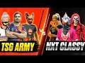 TSG ARMY VS CLASSY FREE FIRE | TSG ARMY VS NXT CLASSY SQUAD | 4 VS 4 CLASH SQUAD - GARENA FREE FIRE