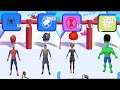 Zero To Hero Run Gameplay ( Spider-Man,Thor,Black Widow,Hulk) Level 8 - 11 (Android / iOS)