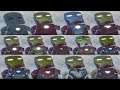 All IRON MAN MCU suits in LEGO Marvel Super Heroes Cutscenes