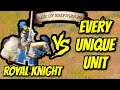 ELITE ROYAL KNIGHT vs EVERY UNIQUE UNIT | Age of Empires IV
