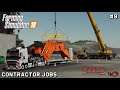 Heavy Haulage of EXCAVATOR in parts w/The CamPeR | Contractor Jobs |Farming Simulator 19| Episode 9