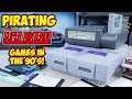 Pirating Super Nintendo Games In The 90's! Super Disk Interceptor Copier