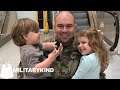 Toddler's reaction to Air Force dad is so bad he gets a redo 🙈 | Militarykind