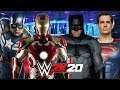 WWE 2K20 | IRONMAN & CAPTAIN AMERICA vs SUPERMAN & BATMAN