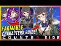 CounterSide - Farmable Employee Characters Guide | Where To Farm Farmable Employees?