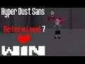 Defeating Hyper Dust Sans! | Undertale 3D Boss Battles (Determined 7) | Roblox