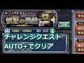 【DFFOO】憤怒の鉄槌(CHAOS)【チャレンジクエスト】【AUTO+】