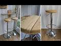 DIY Upcycle Bar Stools - Pallet Sandwiches with Rubio Monocoat