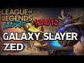 Galaxy Slayer Zed Gameplay | League of Legends : Wild Rift