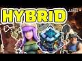 TH13 Miner + Hogs Hybrid Attack 3 Stars Clan Wars - Fail and Clean - Clash of Clans