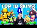 TOP 10 ZIEKSTE SKINS IN BRAWL STARS!!