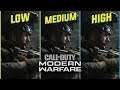 Call of Duty: Modern Warfare PC Graphics Comparison (Low vs Medium vs High)
