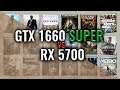 GTX 1660 SUPER vs RX 5700 Benchmarks | 59 tests