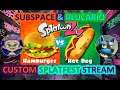 Hamburgers vs. Hotdogs Custom Splatfest Livestream with Subspaceking and Blucario