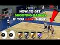 HOW TO GET YOU SHOOTING BADGES IF YOU CAN'T SHOOT IN NBA 2K20