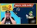 I Got a Getting Over It Level... ON ICE! - Endless Super Expert No Skip - Super Mario Maker 2 [#02]