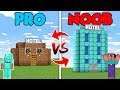Minecraft NOOB vs. PRO : HOTEL HOUSE BUILD in Minecraft (Compilation)
