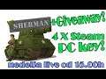🔴 Promo: LIL` SHERMAN (tower defense tanks!) +GIVEAWAY! /1440p