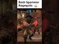 Bash Spammer Ragequits #Shorts #ForHonor